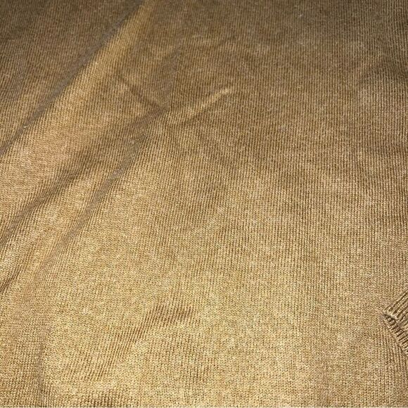 J Crew mustard color sweater size L - Picture 2 of 6